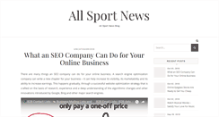 Desktop Screenshot of allsportnews.net