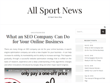 Tablet Screenshot of allsportnews.net